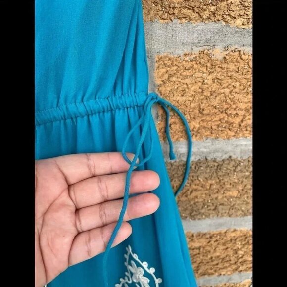 TANIA MOHAN TABLA GODDESS SILK SHORT DRESS XS - Picture 3 of 14